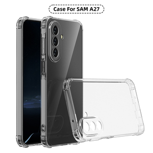 Funda Transparente para Samsung <span class=keywords><strong>Galaxy</strong></span> A27, con Esquinas Reforzadas para Absorción de Impactos, Fundas Flexibles de TPU Suave para <span class=keywords><strong>Galaxy</strong></span> A07 A17 A37 A57 - Product Image 4