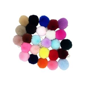 Promotion : Petit porte-clés pompon en peluche douce et moelleuse, motif lapin anime, pour entreprises - Product Image 3