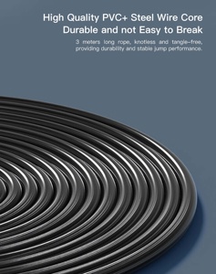 <span class=keywords><strong>Cuerda</strong></span> <span class=keywords><strong>de</strong></span> Saltar Digital <span class=keywords><strong>de</strong></span> Acero Chileaf JR205 con Aplicación Team-5.0, Batería Recargable, <span class=keywords><strong>Cuerda</strong></span> Ajustable <span class=keywords><strong>de</strong></span> 3 m para Ejercicio Físico Juvenil - Product Image 5