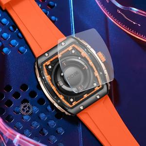 Reloj DOM <span class=keywords><strong>de</strong></span> silicona verde a <span class=keywords><strong>la</strong></span> moda para hombre, deportes al aire libre, puntero <span class=keywords><strong>de</strong></span> desplazamiento impermeable, fuerza magnética, reloj <span class=keywords><strong>de</strong></span> pulsera <span class=keywords><strong>de</strong></span> cuarzo para hombre 1796 - Product Image 4