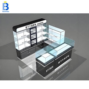 Mini 15 'x 10' ánh sáng lên nước hoa kiosk nhỏ trung tâm mua sắm hiển thị Rack cho nước hoa trang trí thanh - Product Image 1