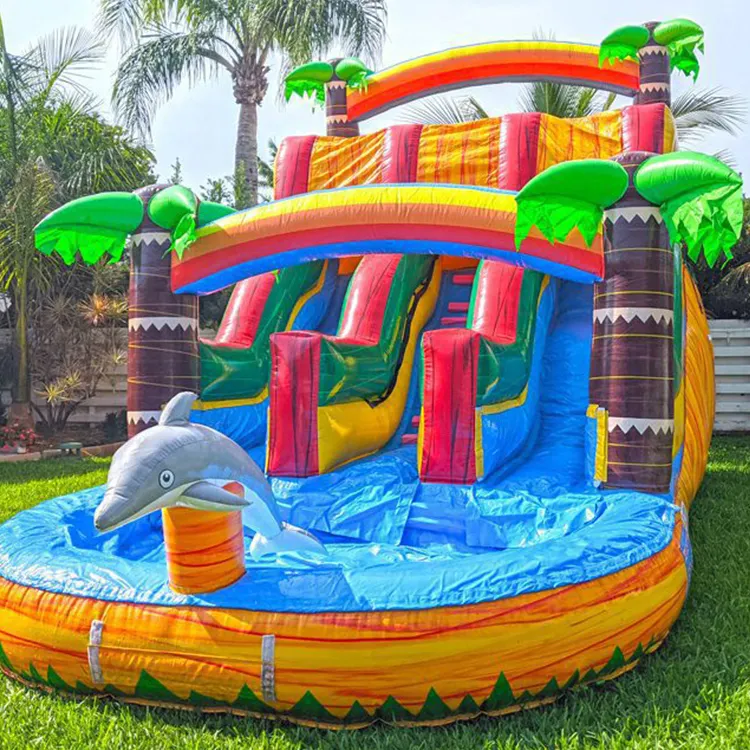 Giant Floating Water Air My Fun Super Large Park Equipment scivoli gonfiabili in vendita