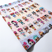 Tissu extensible en dobby tricoté à impression numérique 95% polyester, vente chaude, impression personnalisée, pour bandeau et costume