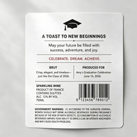 Etiquetas Autoadhesivas Personalizadas Resistentes al Vino para Botellas de Vino y Vodka - Impermeables y Ecológicas
