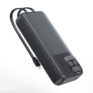 Batterie externe 2-en-1 20000mAh avec 2 câbles intégrés, charge rapide 22.5W SCP PD 20W, chargeur <span class=keywords><strong>portable</strong></span>, affichage numérique - Product Image 6