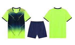 Camiseta Esportiva Masculina de Verão Personalizada com Logo de Alta Qualidade, Camisa de Futebol, Serviço OEM, Impressão 100% Poliéster Respirável - Product Image 2