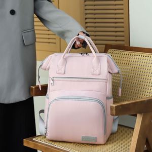 Sac à dos pour bébé minimaliste uni, sac à dos de voyage en plein air, sac à dos d'hôpital, sac à dos de maternité pour maman - Product Image 2