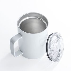 Vaso Térmico de Viaje de Acero Inoxidable 304 de 10 oz, Aislado al Vacío, Portátil, con Asa, para Uso en Exteriores y Oficina, Sublimable - Product Image 2