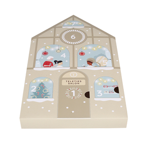 Nouvelle boîte en papier pour <span class=keywords><strong>calendrier</strong></span> <span class=keywords><strong>de</strong></span> <span class=keywords><strong>l</strong></span>'<span class=keywords><strong>avent</strong></span> à 12 jours, économique, avec plateau en plastique, boîte d'emballage en papier pour jouets d'enfants - Product Image 3