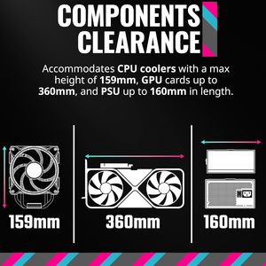 定制电脑机箱 MasterBox <span class=keywords><strong>Q300L</strong></span> 全塔式 Micro-ATX 磁性设计防尘过滤器 透明亚克力侧板 - Product Image 3