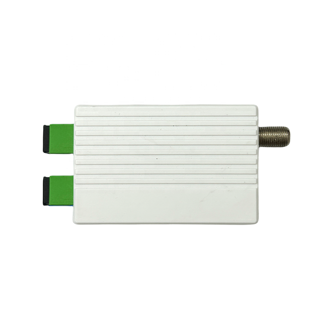 FTTH Catv Node 1550nm WDM OR18P Fiber Optic Mini Passive Optical Receiver 1 RF 2 RF Port Triplexer Mode With AGC WDM Function