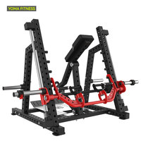 Máquina de remo YOMA Fitness Smith buena retroalimentación entrenamiento de fuerza equipo de gimnasio para ejercicio de entrenamiento de culturista profesional