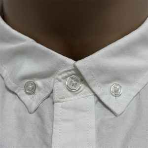 Camicia da Uomo in Puro <span class=keywords><strong>Cotone</strong></span> Oxford Taglia Europea, <span class=keywords><strong>Maniche</strong></span> <span class=keywords><strong>Lunghe</strong></span>, Tinta Unita, Taglie Grandi, con Ricami, Elasticizzata - Product Image 4
