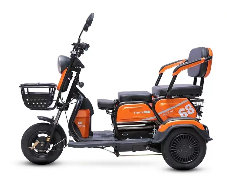 2024 High quality newly electric tricycles three wheel scooter electric tricycles bicycle