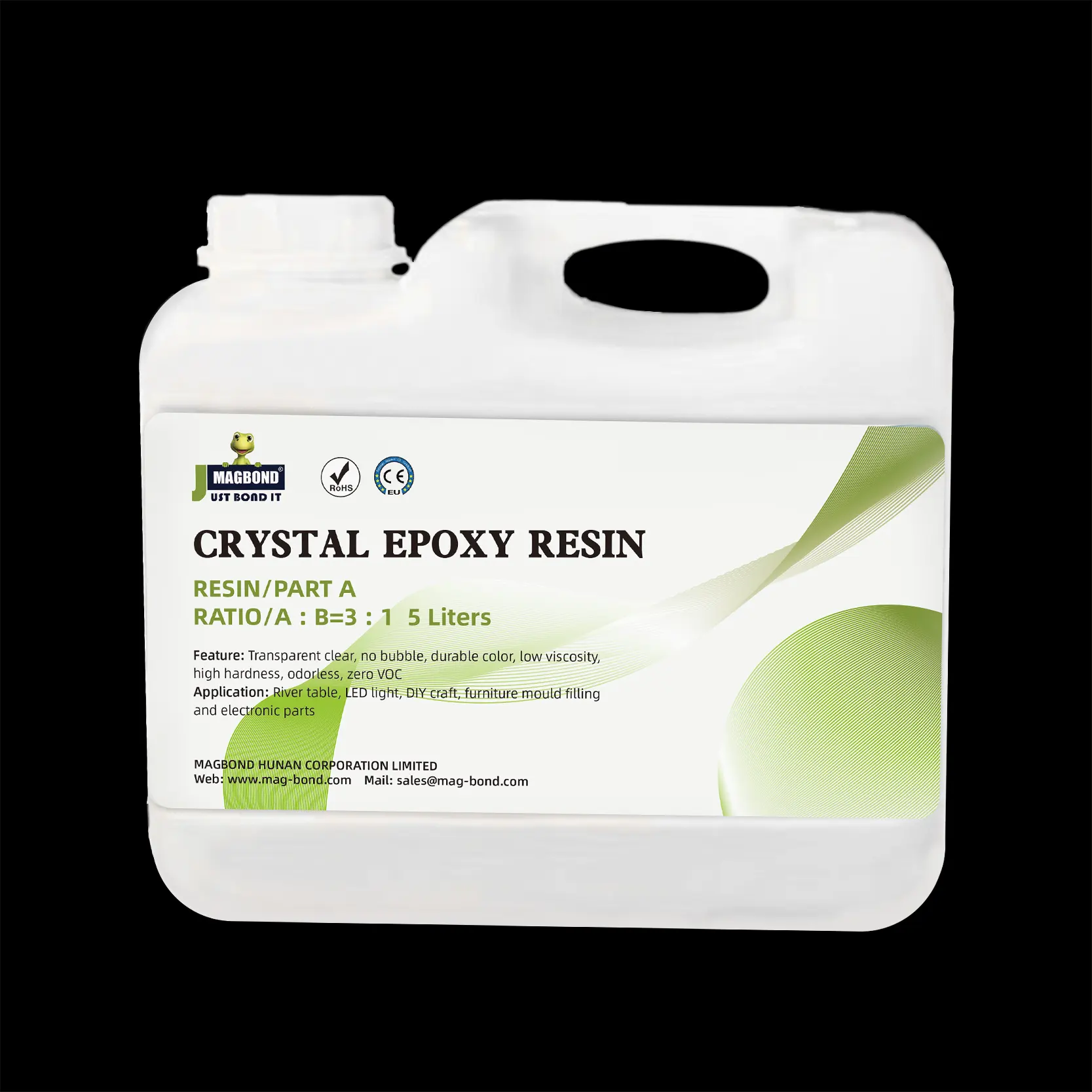 Super clear, crystal epoxy resin coating for art table, art topcoating for 3D floor - MG-128