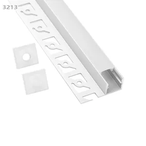 合金弹簧天花板嵌入式铝型材 Led 灯带，齐平安装通道 led灯 Led 型材