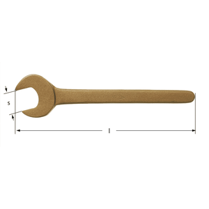 ประแจป้องกันการเกิดประกายไฟแบบปลายเดี่ยว41ซี่เครื่องมือไร้ประกาย - Product Image 1