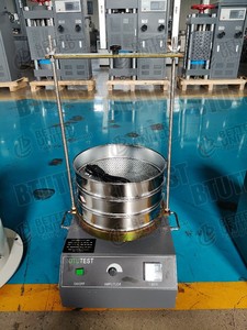 Machine d'essai automatique de <span class=keywords><strong>vibration</strong></span> de secoueur de tamis en acier 220V norme ASTM pour le laboratoire d'agrégats de roche de sol garantie de 1 an - Product Image 4