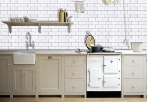 Mosaico de Diseño Moderno CH, <span class=keywords><strong>Parquet</strong></span> Decorativo Autoadhesivo de 25x25, Azulejos de Pared Tipo Metro para Baños e Interiores - Product Image 6