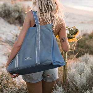 Bolsa de Lona Extra Grande de Lujo, Bolsa de Mano Resistente para Uso Diario, Bolsa de Hombro Cruzada, Bolsa de Trabajo Informal para Mujer, Bolsos de Lona OEM - Product Image 1