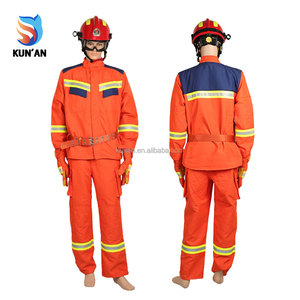 Ropa Ignífuga Ariat de China, Ropa de Protección Contra Incendios de Manga Larga, Retardante de Fuego, Alta Visibilidad, Naranja, Categoría 3, Protección de Cuerpo Completo - Product Image 3