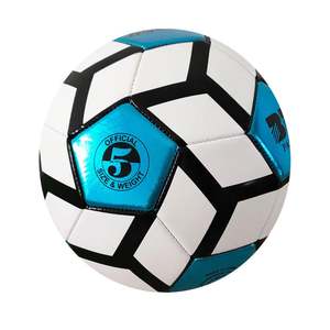 Ballon de football rétro en PVC métallisé - Taille 5 professionnelle pour match et collection - Product Image 3