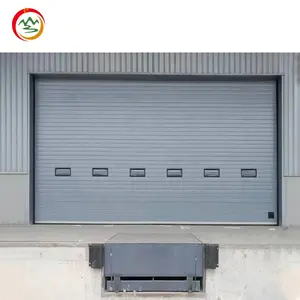 Pharmaceutical company anti-theft hard lifting door Workshop warehouse door Radar induction vertical industrial overhead door