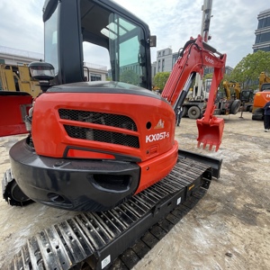 Excavatrice Kubota KX057 d'occasion, 5,5 tonnes, 6 tonnes, mini-excavatrice sur chenilles, machine de construction compacte - Product Image 6