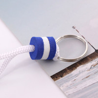 Porte-clés flottant en mousse EVA vierge avec logo personnalisé, motif requin, pour la navigation, les sports nautiques, le rafting, la pêche marine