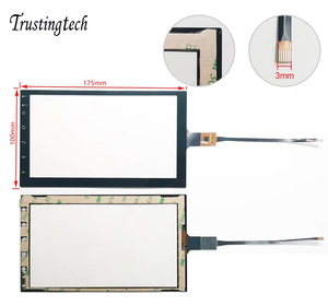 2.5D GT-911 GT911 175*100 Mét 174*100 Mét <span class=keywords><strong>7</strong></span> <span class=keywords><strong>Inch</strong></span> Điện Dung Màn Hình Cảm Ứng 6 Pin Cho Car Dvd Gps XY-PG70049-FPC ZB90PS0011 - Product Image 2