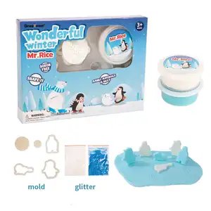 Onderful-Kit de fabricación de slime de cristal para niños, juguetes de invierno para hacer slime transparente
