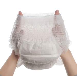 Spot Goods Jetable Chine En Gros Adulte Pull up Pantalon Haute Absorption 3D Prévention Des Fuites Non Tissé Tissu - Product Image 1