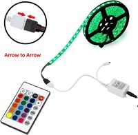 Télécommande IR RGB ESann DC12V 4 broches 24 touches pour bande LED d'escalier, sortie bouton 3x2A pour bande LED RGB SMD 5050 2835