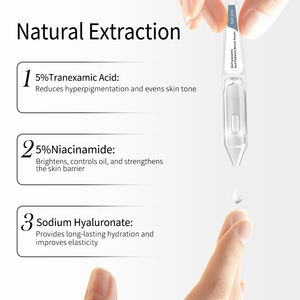 Cápsulas de suero facial Radiance Revive de ácido tranexámico 5% para eliminar melasma y manchas oscuras OEM ODM Skincare - Product Image 6