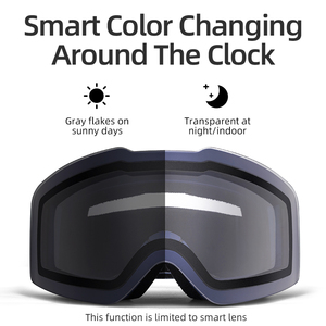 <span class=keywords><strong>Lunettes</strong></span> de ski <span class=keywords><strong>photochromiques</strong></span> à miroir magnétique <span class=keywords><strong>ROCKBROS</strong></span>, <span class=keywords><strong>lunettes</strong></span> de snowboard, <span class=keywords><strong>lunettes</strong></span> de ski de montagne - Product Image 3
