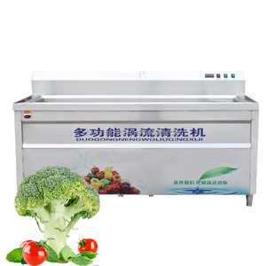Fruit Vegetable Diced Apple Cleaning Machine Commercial Stainless Steel Root Vegetable Cleaning Washer Processing Equipment