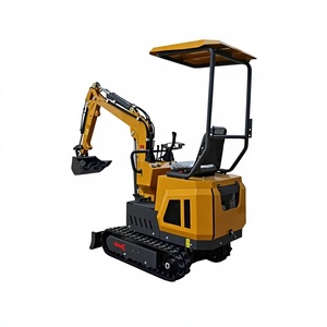 Envío Gratis: Nueva Excavadora de Orugas Mini Hidráulica para el Hogar con Motor Cummins EURO 5 EPA, 1 Tonelada, con Engranajes y Bomba - Product Image 1