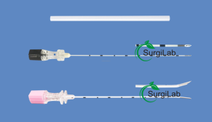 เข็มแคนนูลา RF ทางการแพทย์สำหรับการรักษาอาการปวดด้วยการตัดด้วยคลื่นความถี่วิทยุ ใช้ได้กับสัตว์  แคนนูลา RF สำหรับกระดูกสันหลัง ใช้ได้กับเครื่องกำเนิดคลื่นความถี่วิทยุหลักๆ - Product Image 3