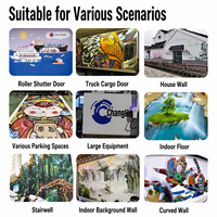Imprimante murale portable 30KG avec tête d'impression XP600 I1600 I3200 pour impression murale 3D intérieure et extérieure