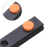 NGS MGN12 200mm Rail de guidage linéaire miniature en acier pour roulement, chariot coulissant 3kg pour imprimantes 3D DIY