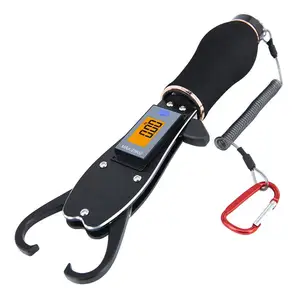 Báscula electrónica portátil de 25kg, controlador Digital de peces, pinza de pesca, señuelo, agarre de pesca, herramienta de Control de labios