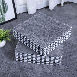 Alfombra Modular Moderna de 1 Pieza en Varios Colores, Tapetes de Espuma EVA Suaves y Afelpados, Baldosas Protectoras Antideslizantes para el Suelo, para Hacer Ejercicio - Product Image 1