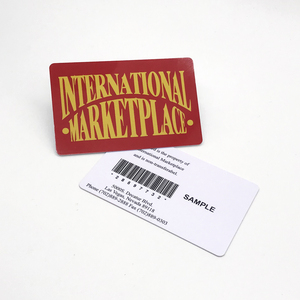 Tarjetas <span class=keywords><strong>de</strong></span> Fidelización y Recompensa <span class=keywords><strong>de</strong></span> Plástico con Impresión CMYK a Todo Color Personalizadas con Impresión <span class=keywords><strong>de</strong></span> Código <span class=keywords><strong>de</strong></span> Barras Único - Product Image 3