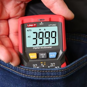 Multímetro Digital UT125C de Alta Precisión, Medidor de Capacitancia Automático, Multímetro Eléctrico Pequeño Anti-quemaduras - Product Image 3