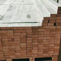 Tablero de madera para muebles de álamo/pawlonia, tiras de chaflán, madera triangular