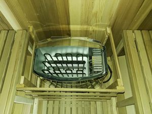 Wholesale Canadian Modern Style Outdoor Barrel Sauna Room 6kw Far Infrared Heating Made of Solid <strong>Wood</strong> Hemlock/<strong>Cedar</strong> <strong>for</strong> <strong>Sale</strong> - Product Image 3