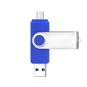 قطب 2 في 1 32 جيجابايت وتغ USB 2.0 فلاش فلاش ميموري تخزين يو القرص