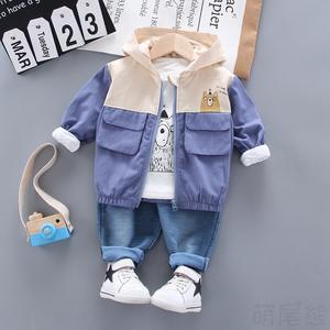 Ropa Infantil de Alta Calidad al por Mayor, Conjuntos de Ropa para Niños, Sudadera con Capucha y Pantalones para Niños Pequeños, Jeans para Niños - Product Image 4