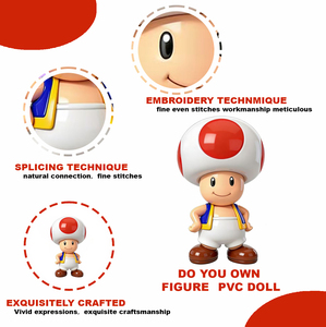 Cajas Ciegas Personalizadas de <span class=keywords><strong>Toad</strong></span> (Kinopio) - OEM/ODM, MOQ Bajo, Figura de <span class=keywords><strong>Super</strong></span> <span class=keywords><strong>Mario</strong></span>, Juguete Coleccionable Colorido para Regalo de la Generación Z y Venta al por Mayor - Product Image 5