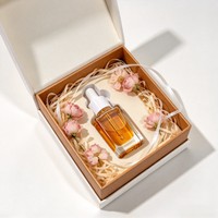 Boîte en carton rigide à couvercle relevable faite à la main, insert en EVA, emballage cadeau personnalisé en carton pour huiles essentielles, cosmétiques et petits cadeaux